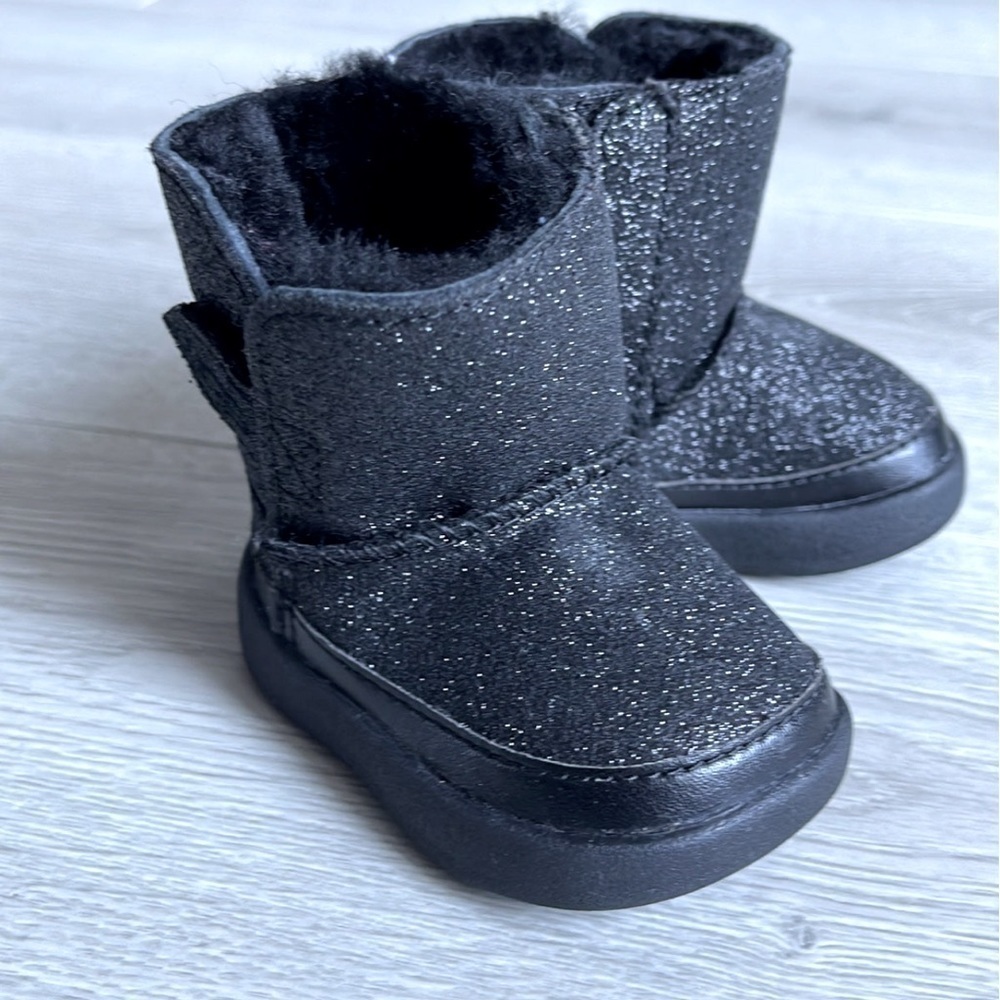 UGG Australia baby girl Black Sparkle Boots